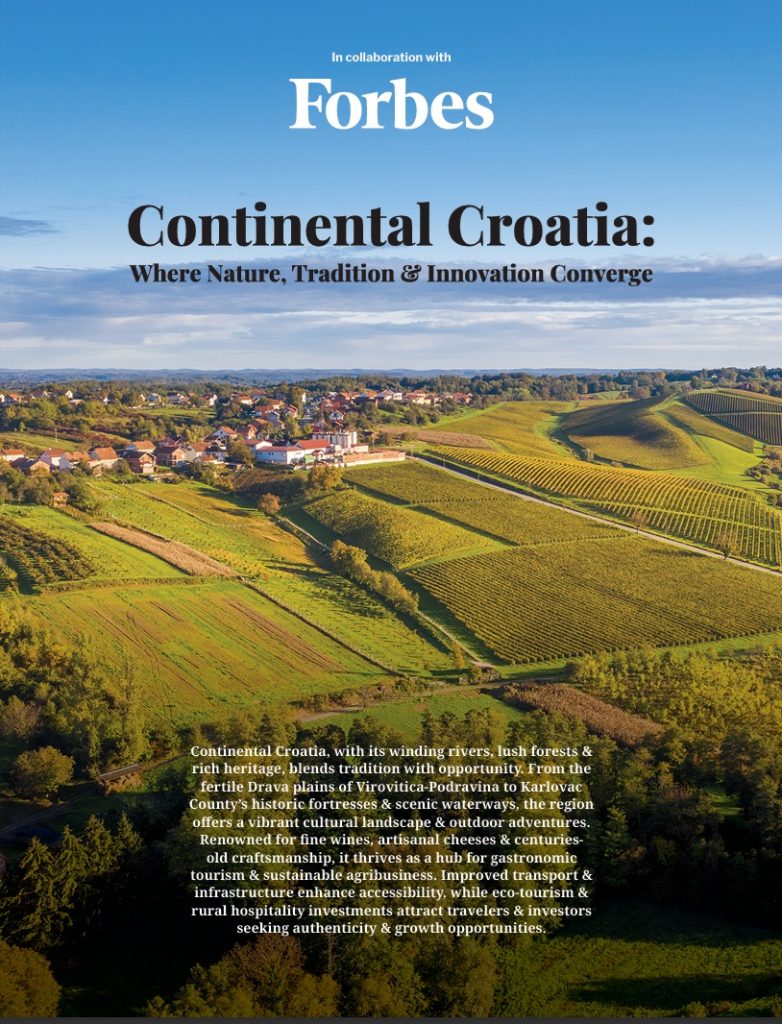 Forbes report cover for Continental Croatia: Where Nature, Tradition & Innovation Converge - Elite Reports