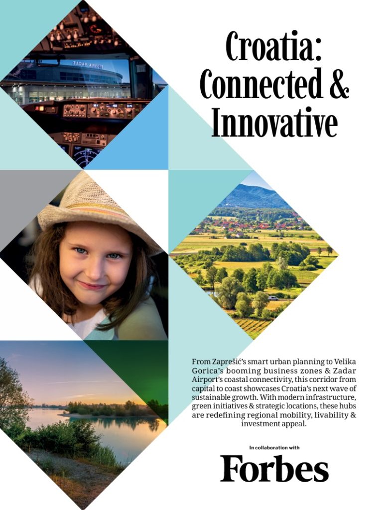 Forbes report cover for Croatia: Connected & Innovative – strategic business and tourism analysis by Elite Reports