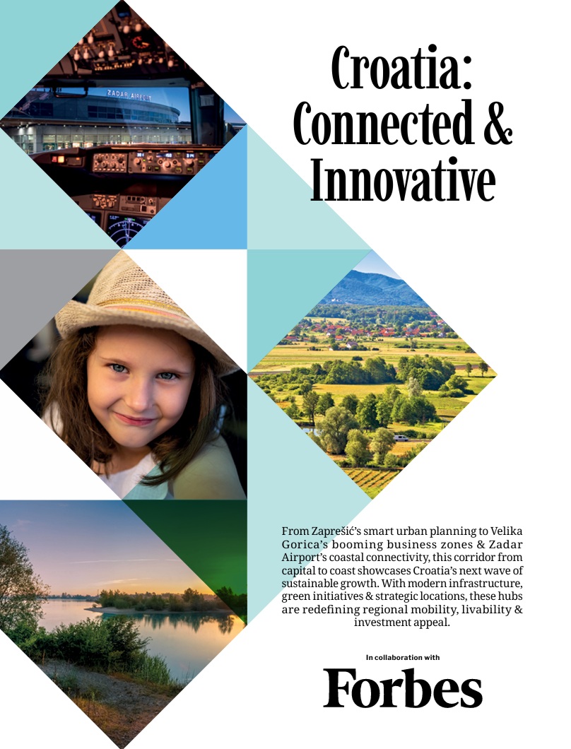 Forbes report cover for Croatia: Connected & Innovative – strategic business and tourism analysis by Elite Reports