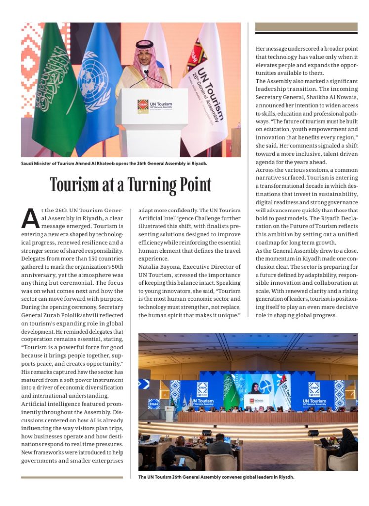 UN Tourism report on Saudi Arabia: Tourism at a Turning Point – strategic insights by Elite Reports